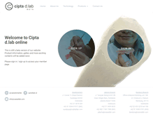 Tablet Screenshot of ciptadlab.com